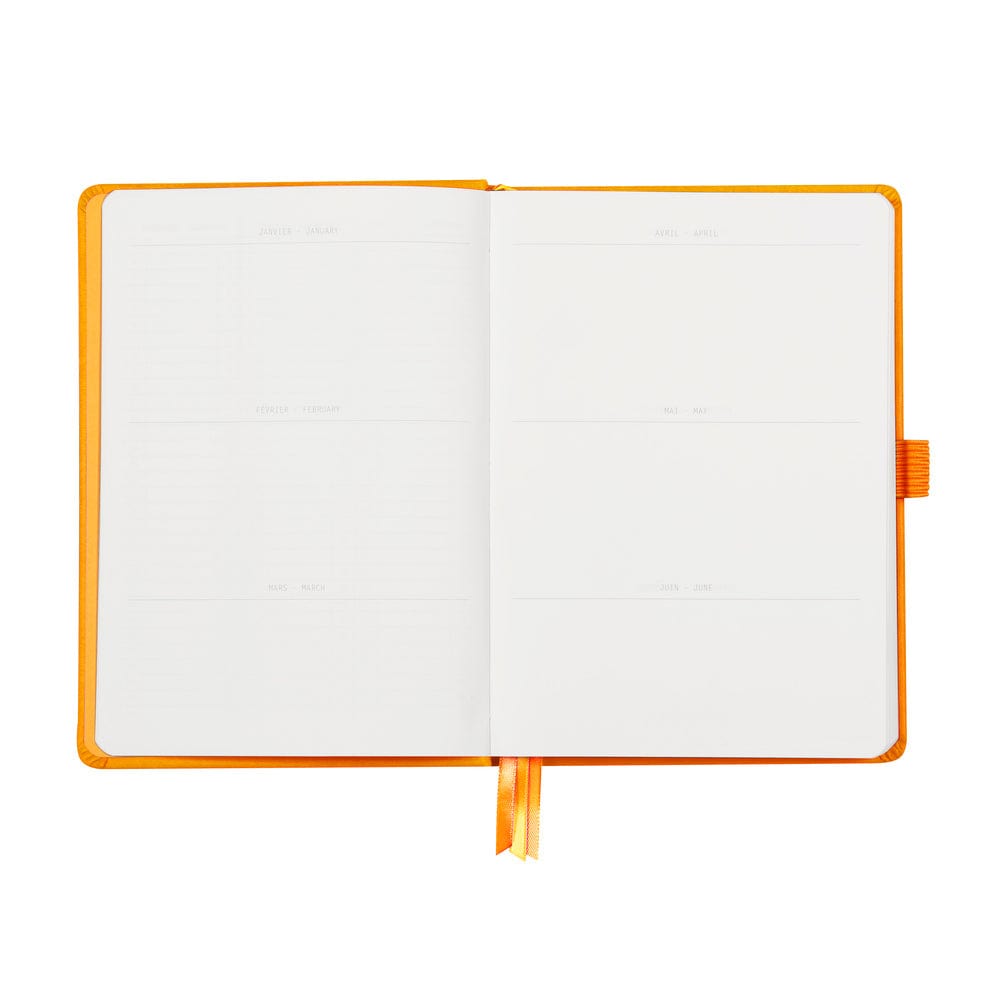 Rhodia Rhodiarama hardcover Goalbook ORANGE A5 - White