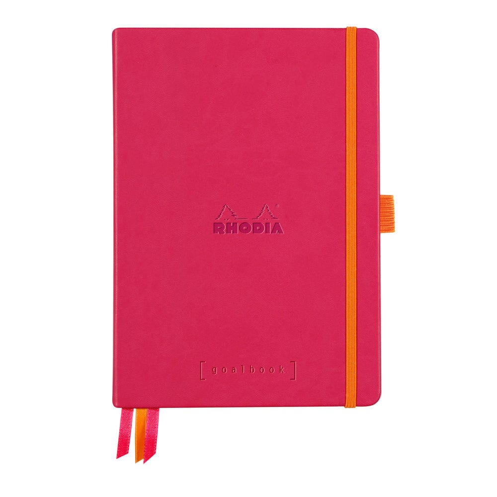 Rhodia Rhodiarama hardcover Goalbook RASPBERRY A5 - White