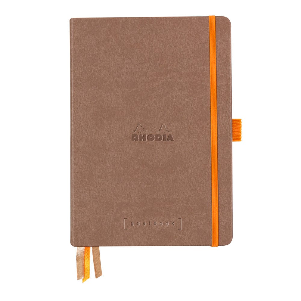 Rhodia Rhodiarama hardcover Goalbook TAUPE A5 - White