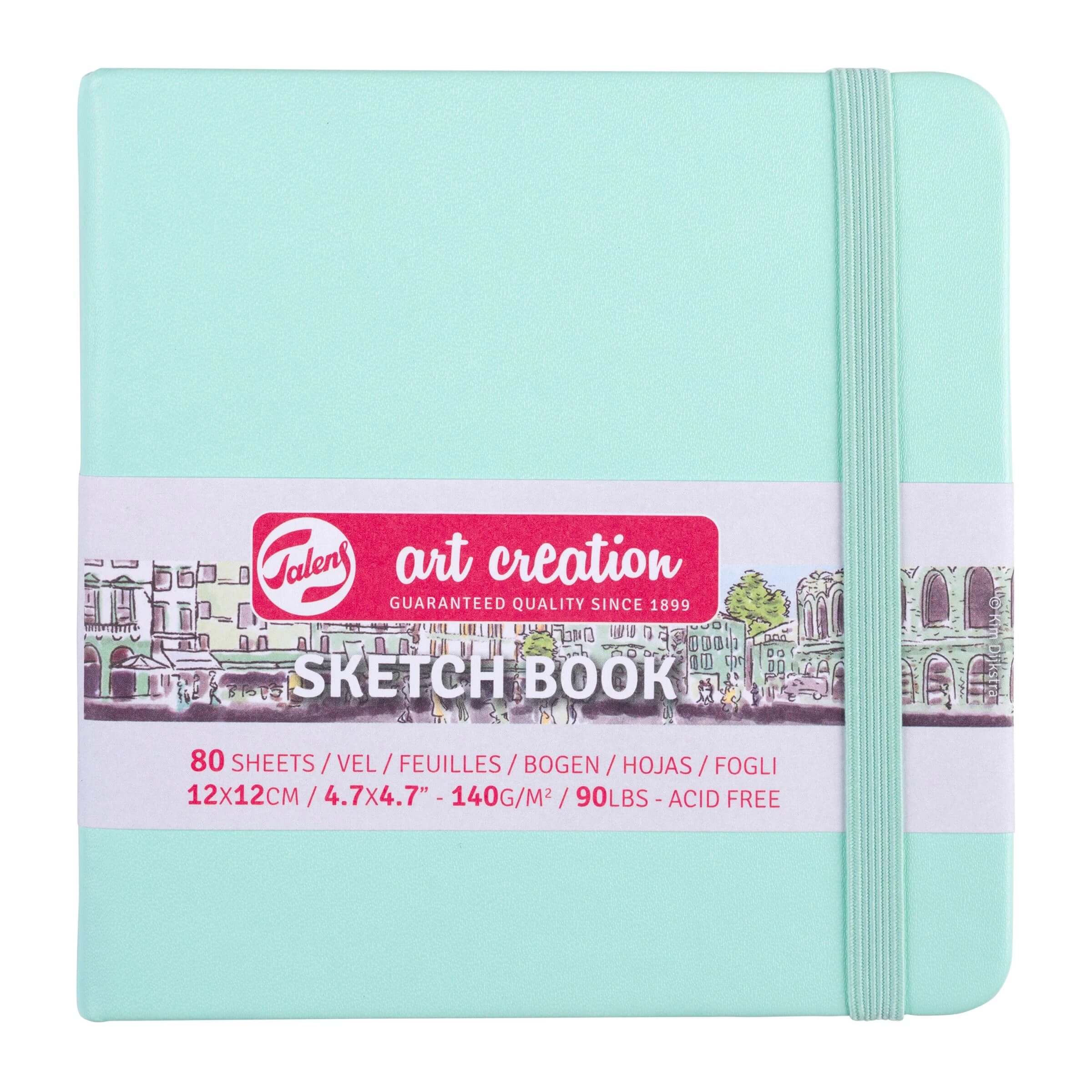 Royal Talens Sketch Book Talens Book F.MINT 12X12 140G#