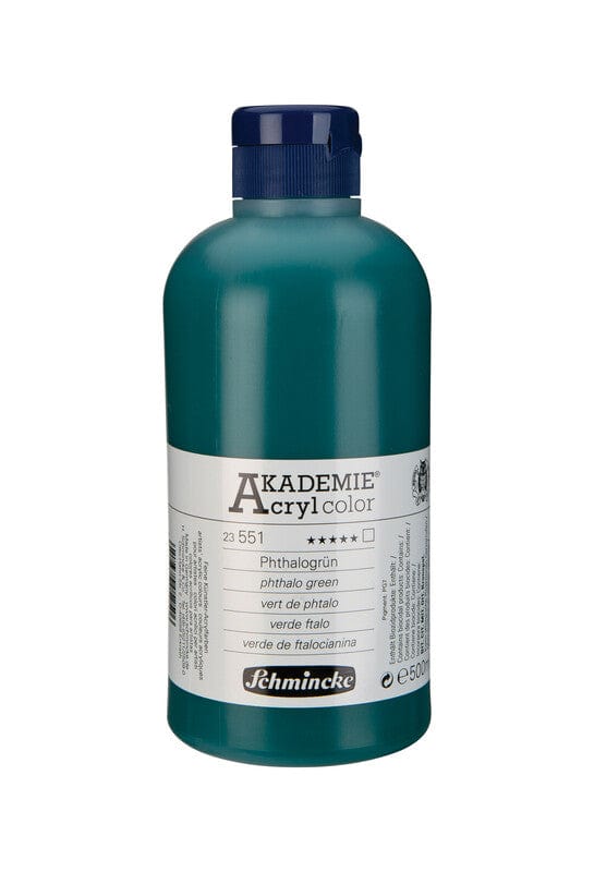 Schmincke Akademie Akryl 500ml Phthalo Green