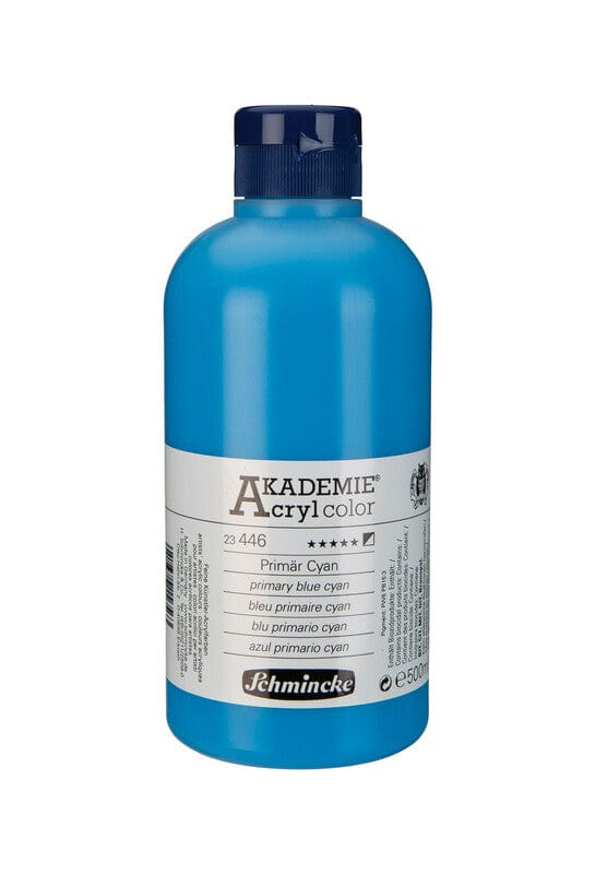 Schmincke Akademie Akryl 500ml Primary Blue Cyan