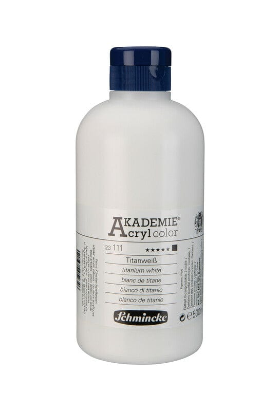 Schmincke Akademie Akryl 500ml Titanium White