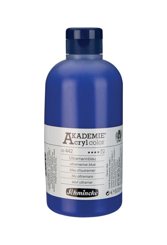 Schmincke Akademie Akryl 500ml Ultramarine Blue