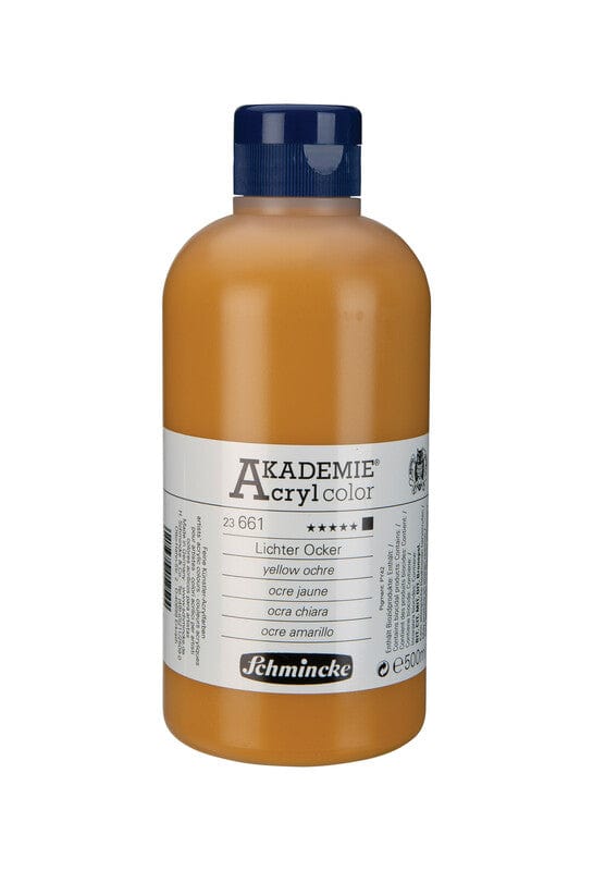 Schmincke Akademie Akryl 500ml Yellow Ochre