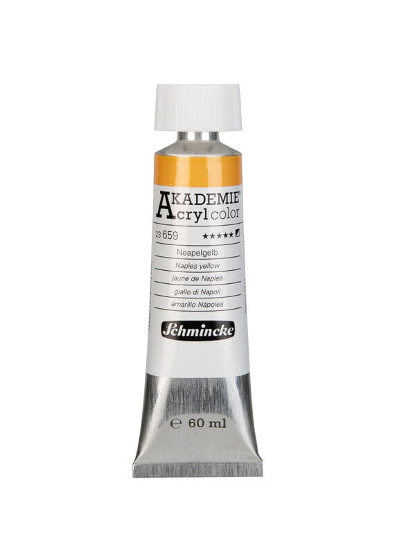 Schmincke Akademie Akryl 60ml Naples Yellow