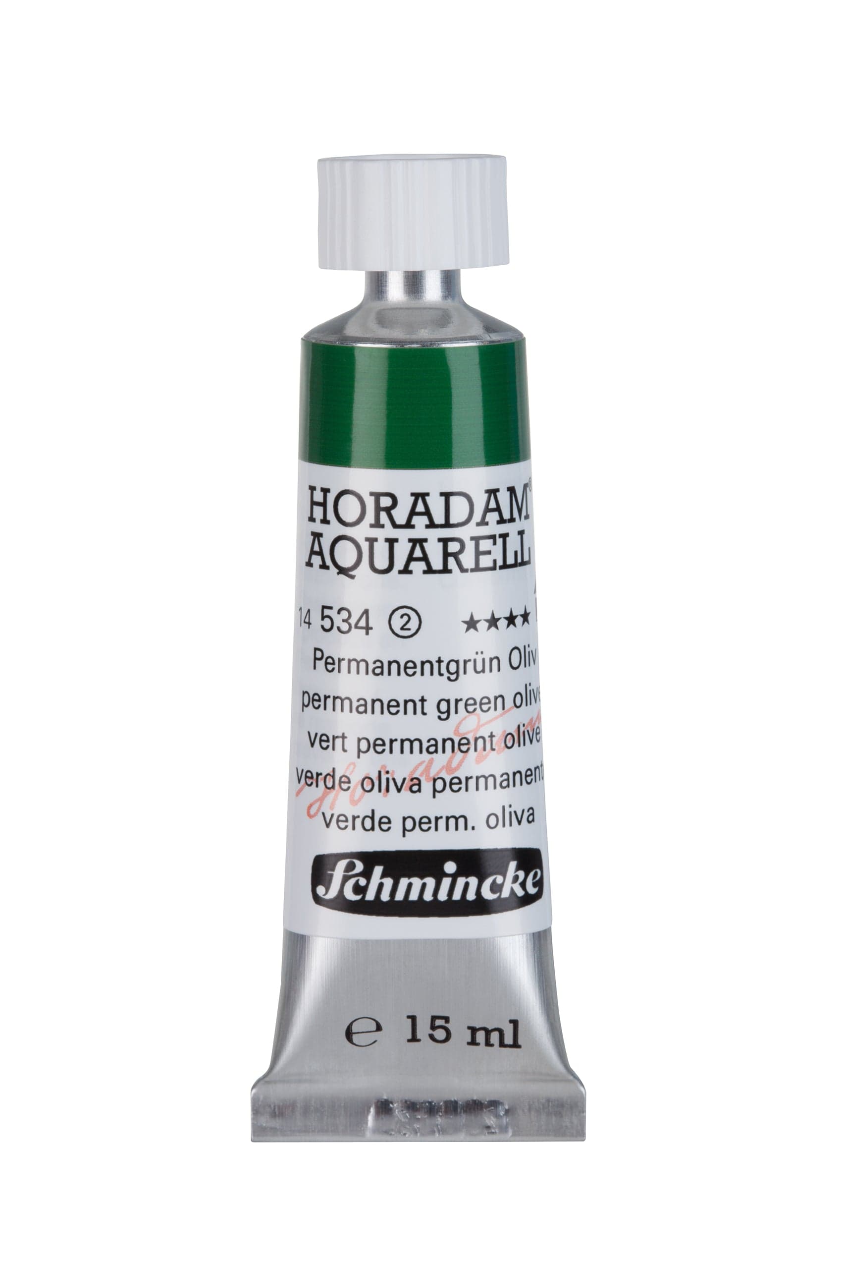 Schmincke Akvarelmaling 15ml Permanent Green Olive