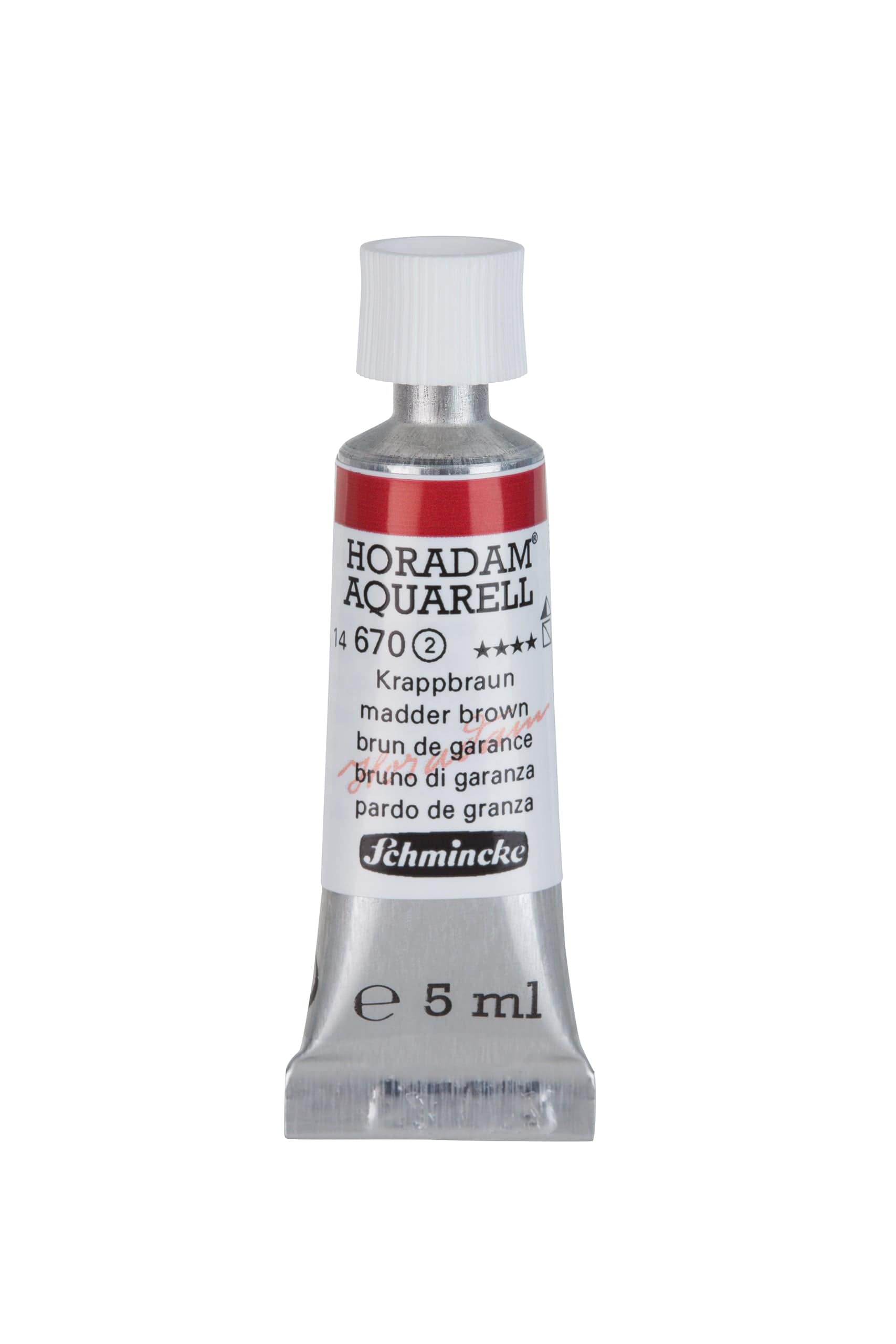 Schmincke Akvarelmaling 5ml Madder Brown