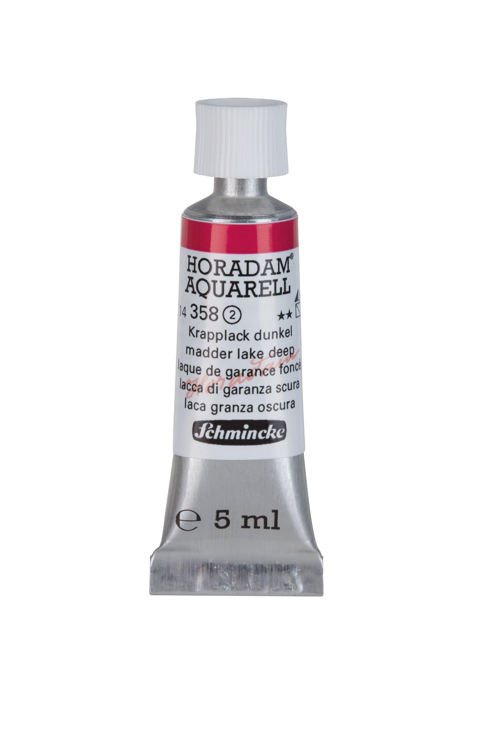 Schmincke Akvarelmaling 5ml Madder Lake Deep