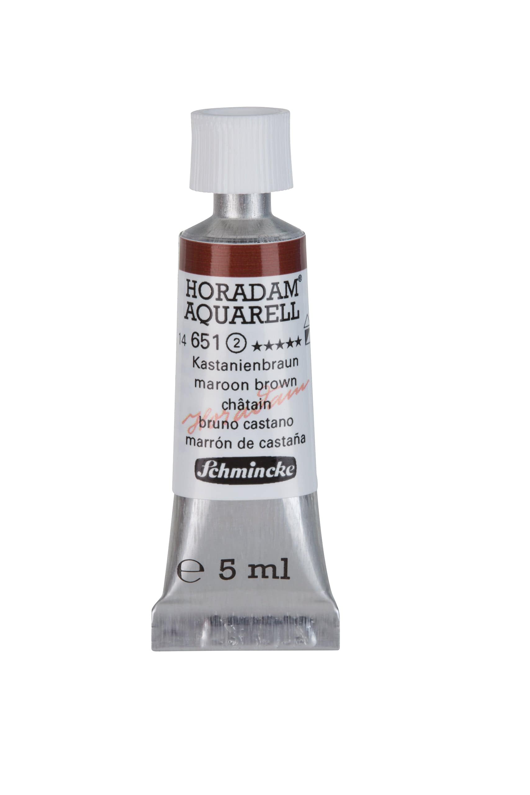 Schmincke Akvarelmaling 5ml Maroon Brown