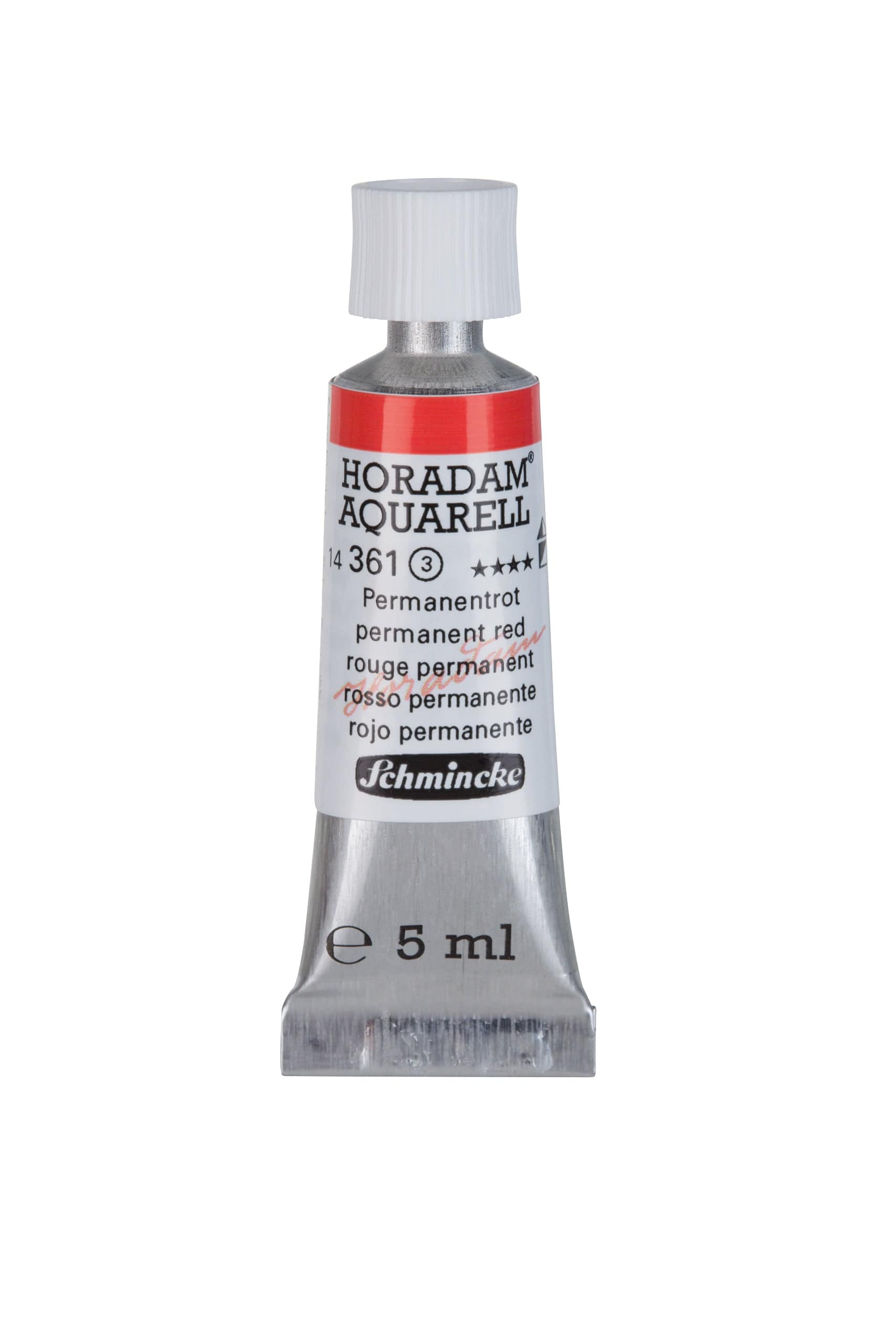 Schmincke Akvarelmaling 5ml Permanent Red