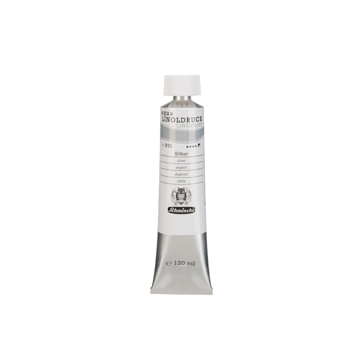 Schmincke Aqua Linoldruck 120ml Silver