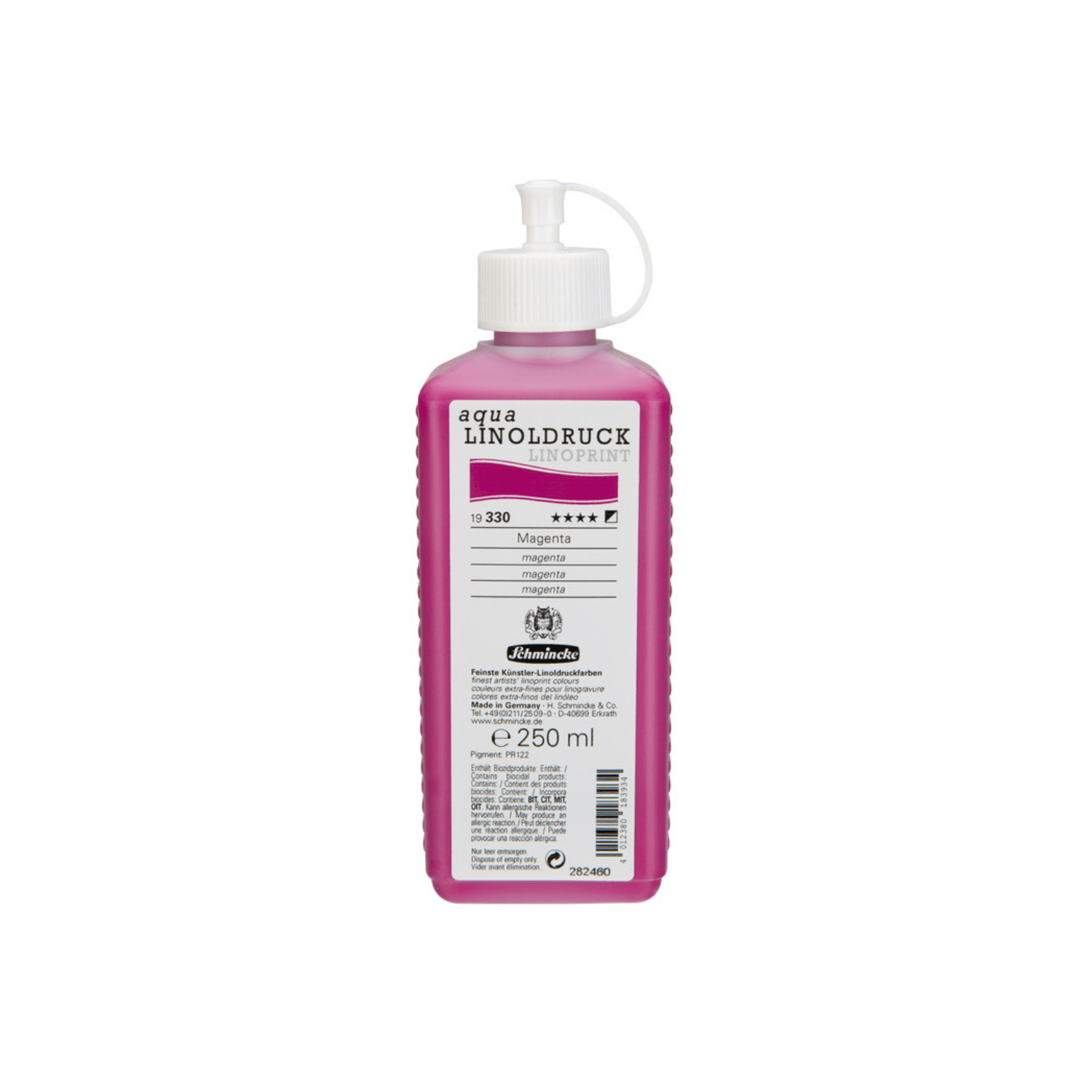 Schmincke Aqua Linoldruck 250ml Magenta