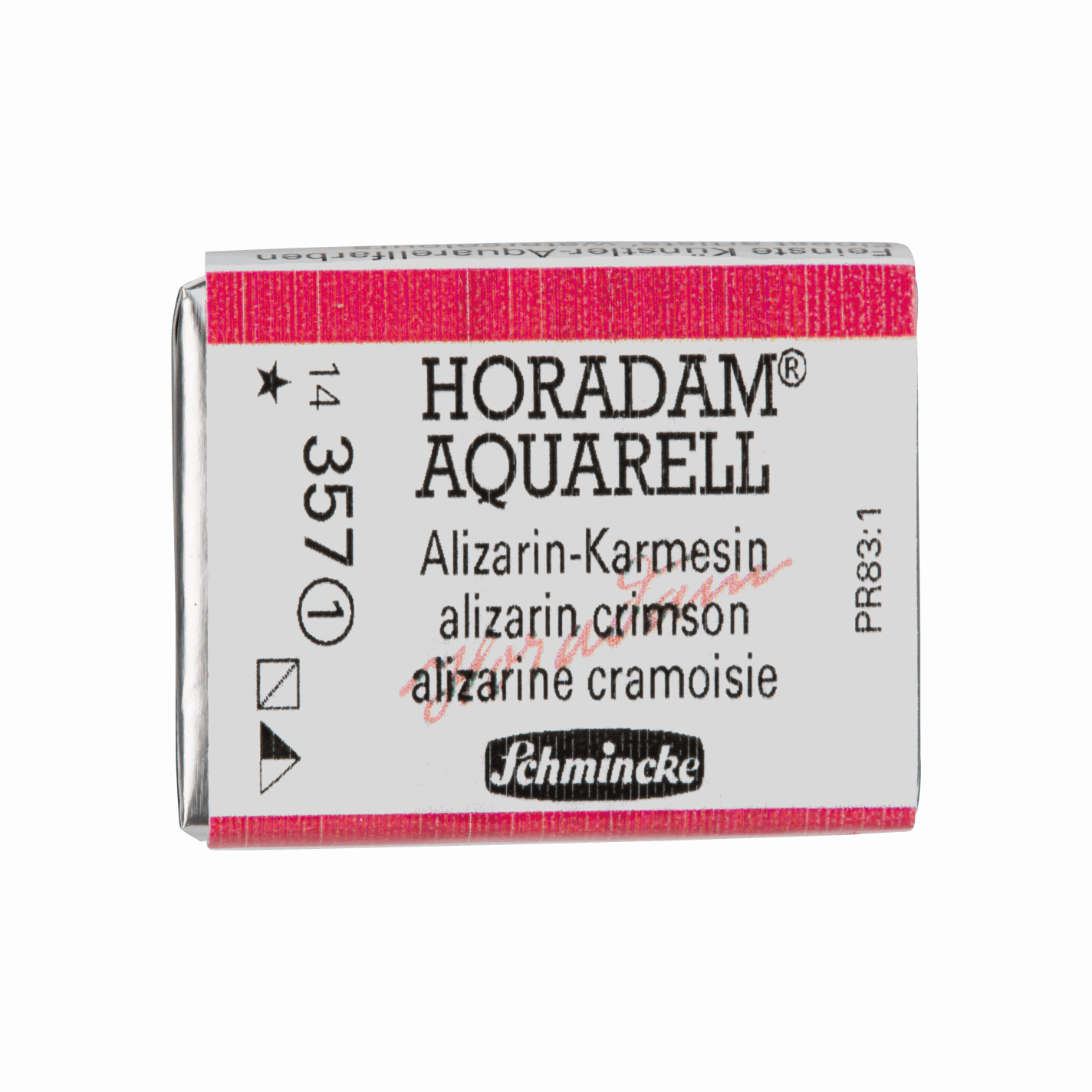 Schmincke Horadam Aquarell pans 1/1 pan Alizarin Crimson