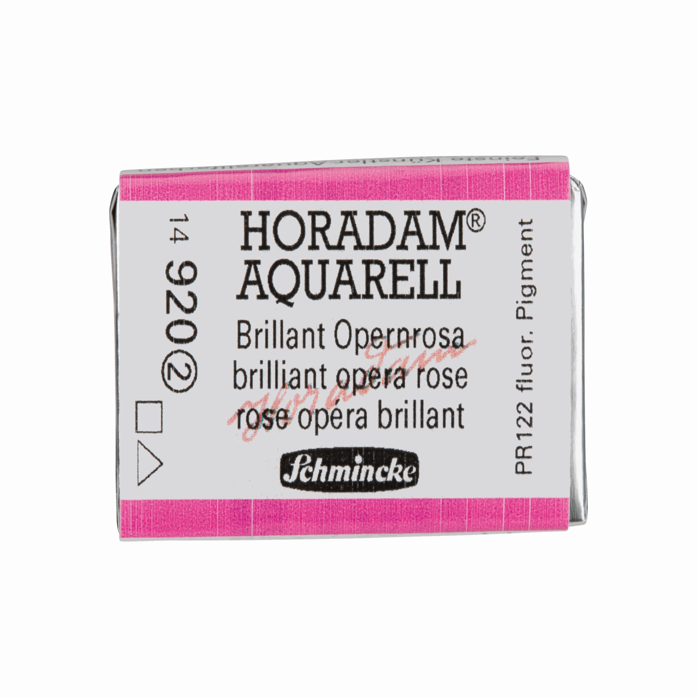 Schmincke Horadam Aquarell pans 1/1 pan Brilliant Opera Rose