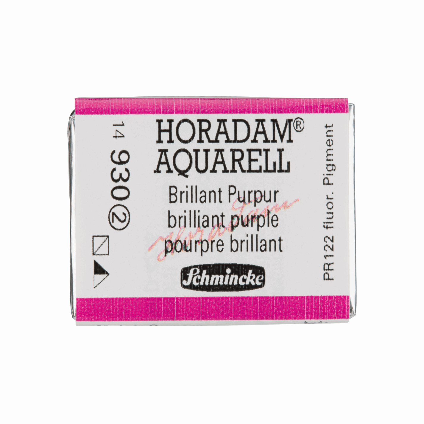 Schmincke Horadam Aquarell pans 1/1 pan Brilliant Purple