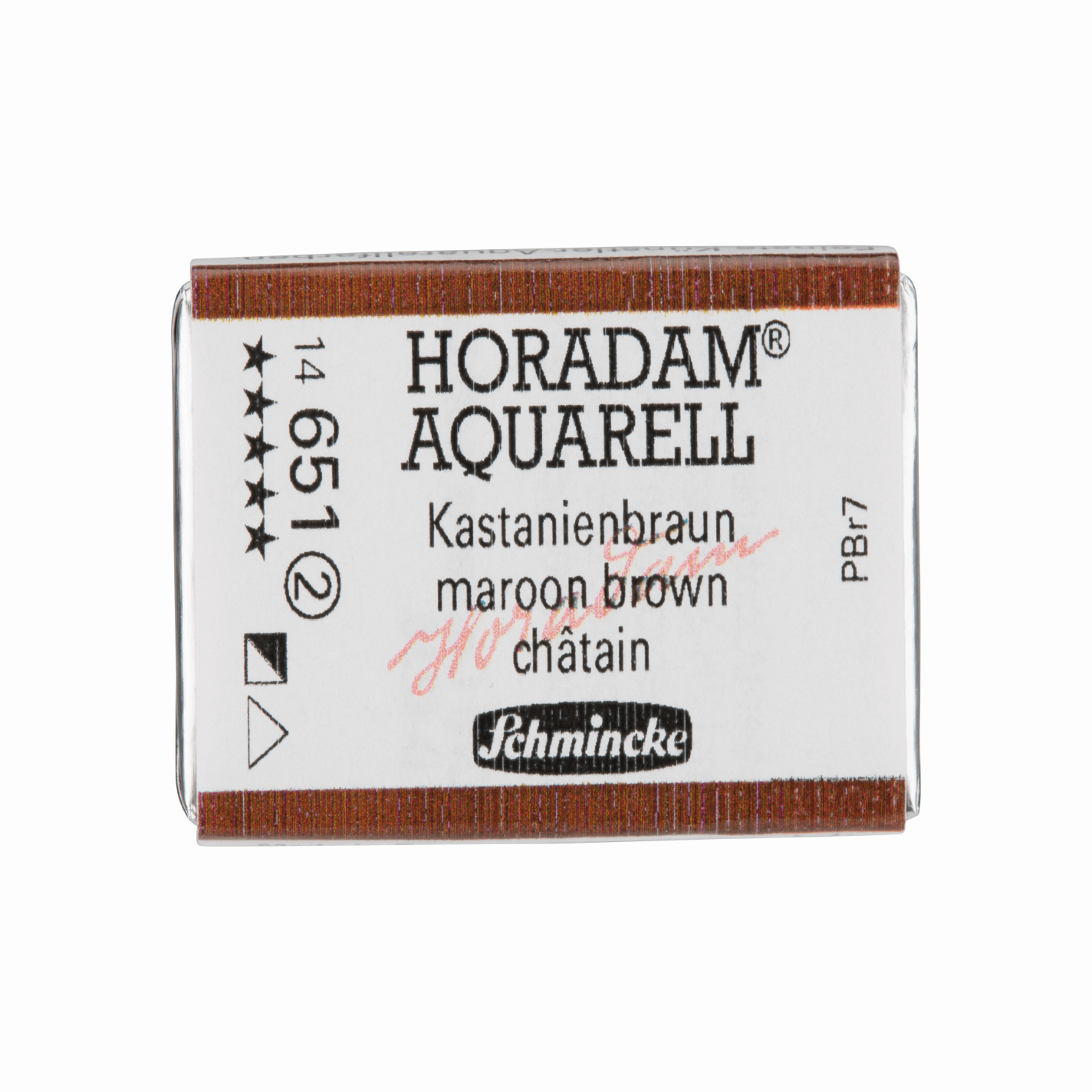 Schmincke Horadam Aquarell pans 1/1 pan Gold Brown