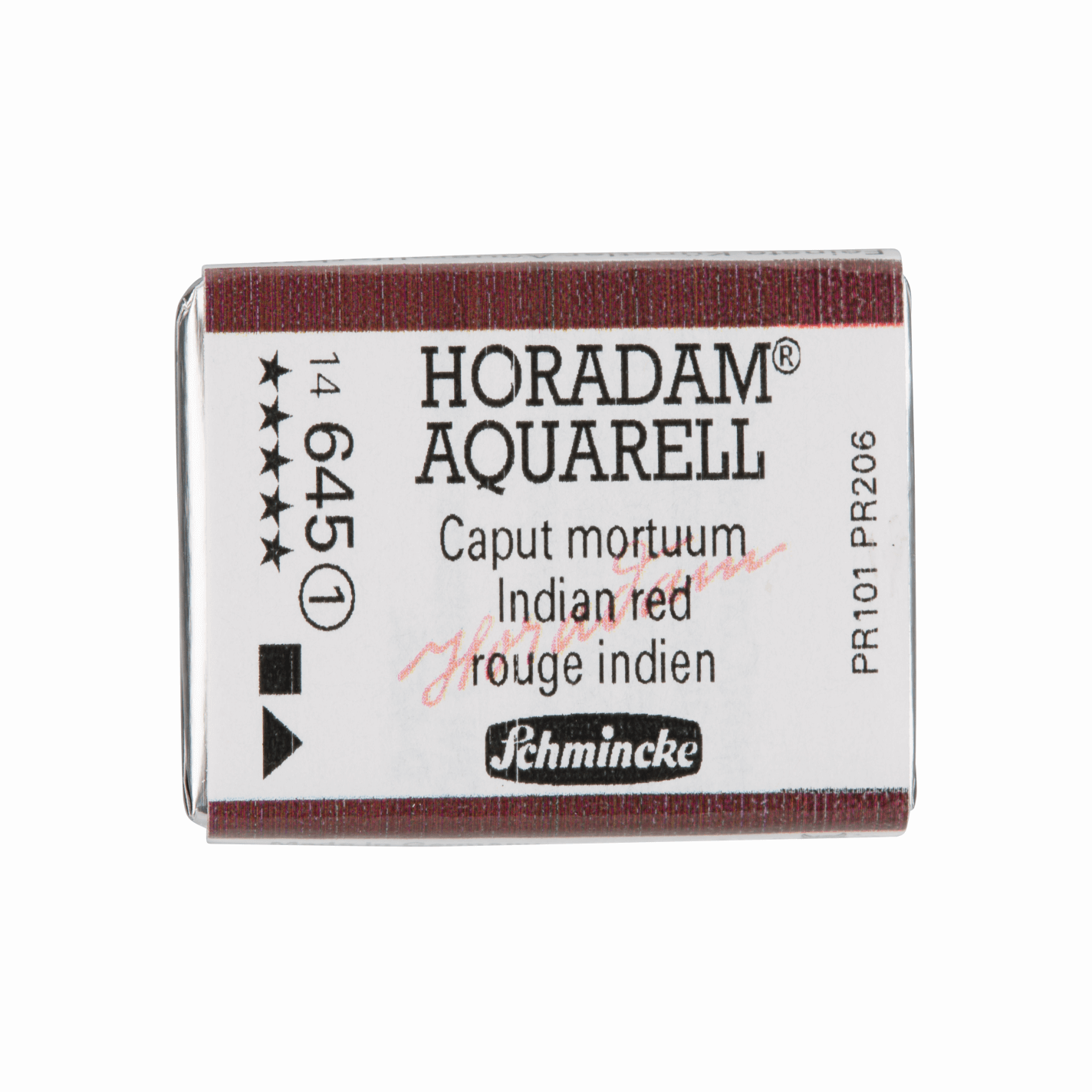 Schmincke Horadam Aquarell pans 1/1 pan Indian Red