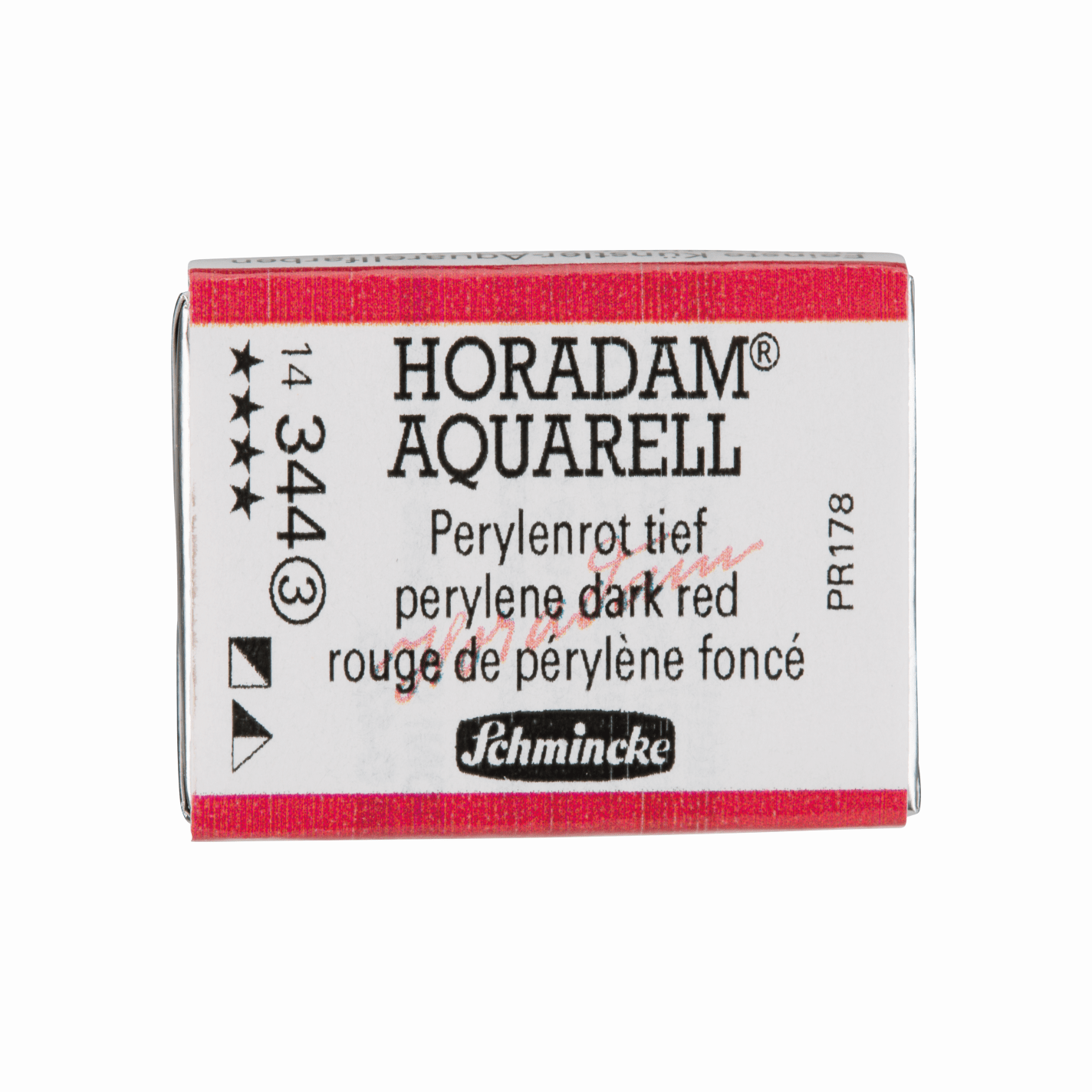 Schmincke Horadam Aquarell pans 1/1 pan Perylene Dark Red