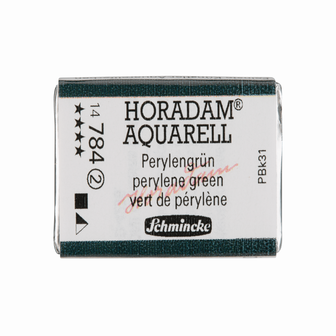 Schmincke Horadam Aquarell pans 1/1 pan Perylene Green