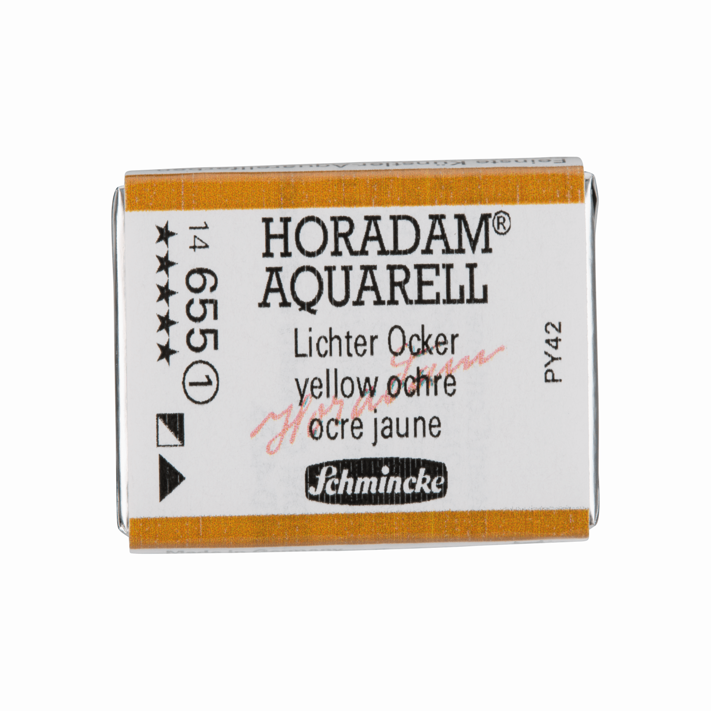 Schmincke Horadam Aquarell pans 1/1 pan Yellow Ochre