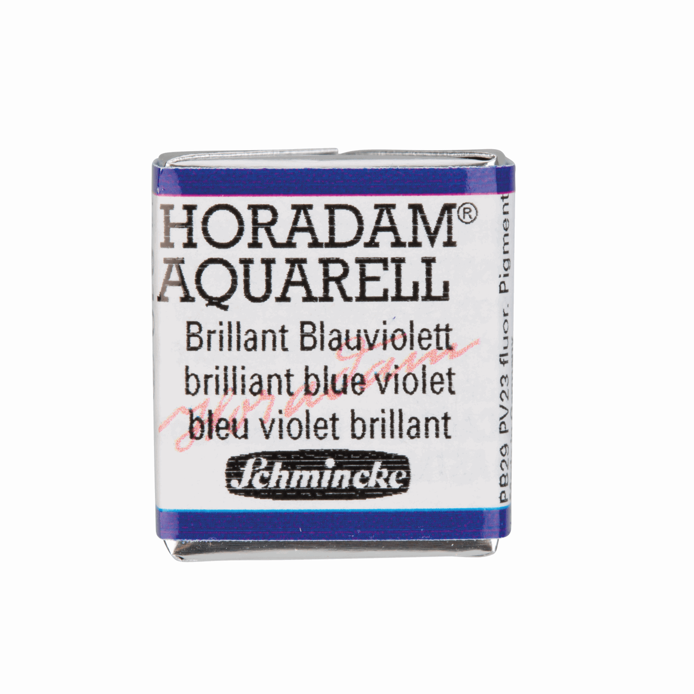 Schmincke Horadam Aquarell pans 1/2 pan Brilliant Blue Violet