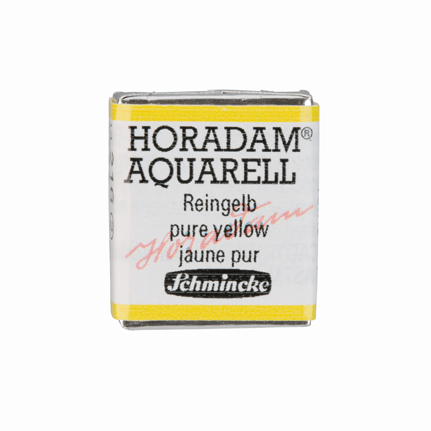 Schmincke Horadam Aquarell pans 1/2 pan Pure Yellow