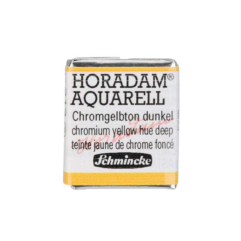 Schmincke Horadam Aquarell pans Schmincke Horadam ½ pan Chrom. Yellow Hue Deep