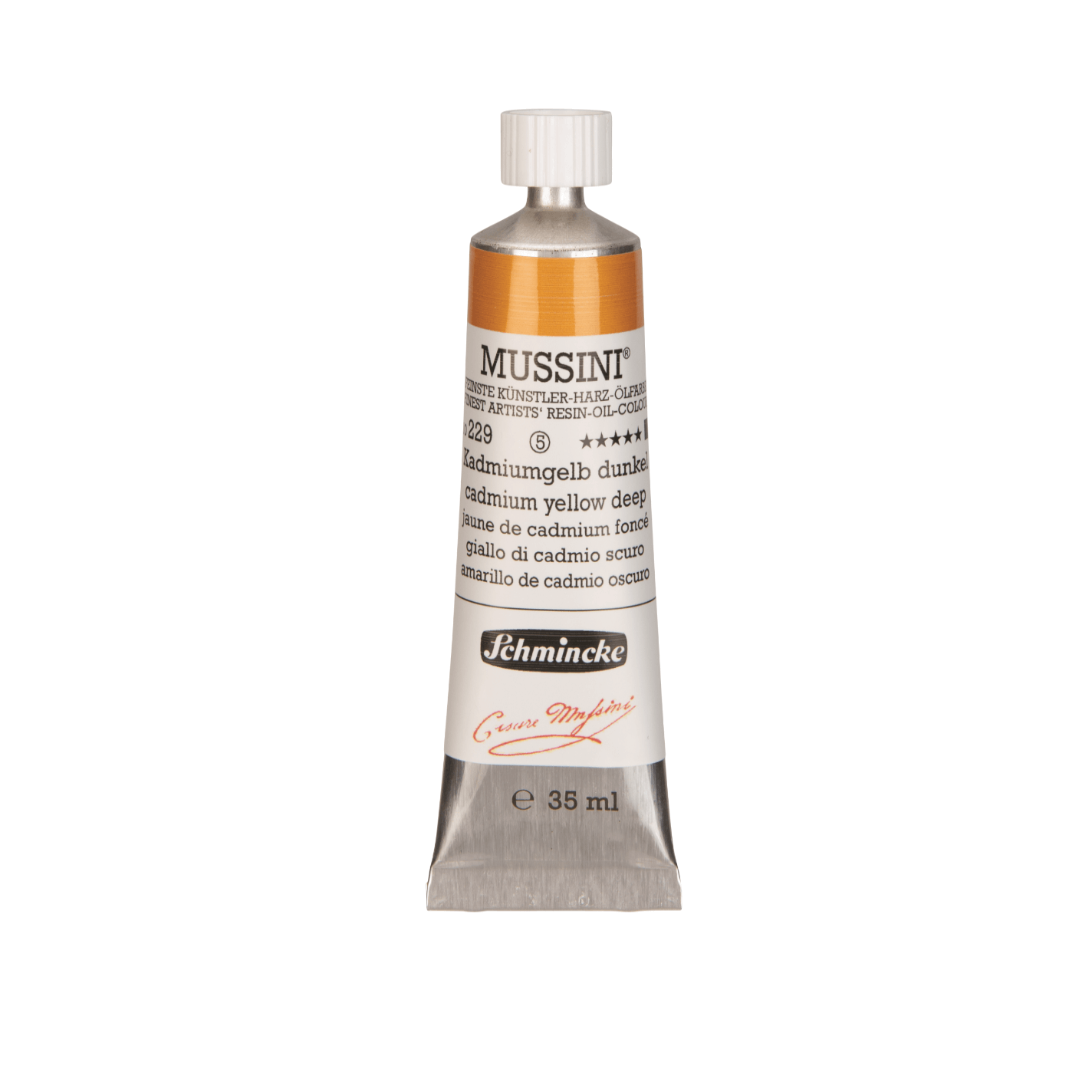 Schmincke Mussini 35ml Cadmium Yellow Deep