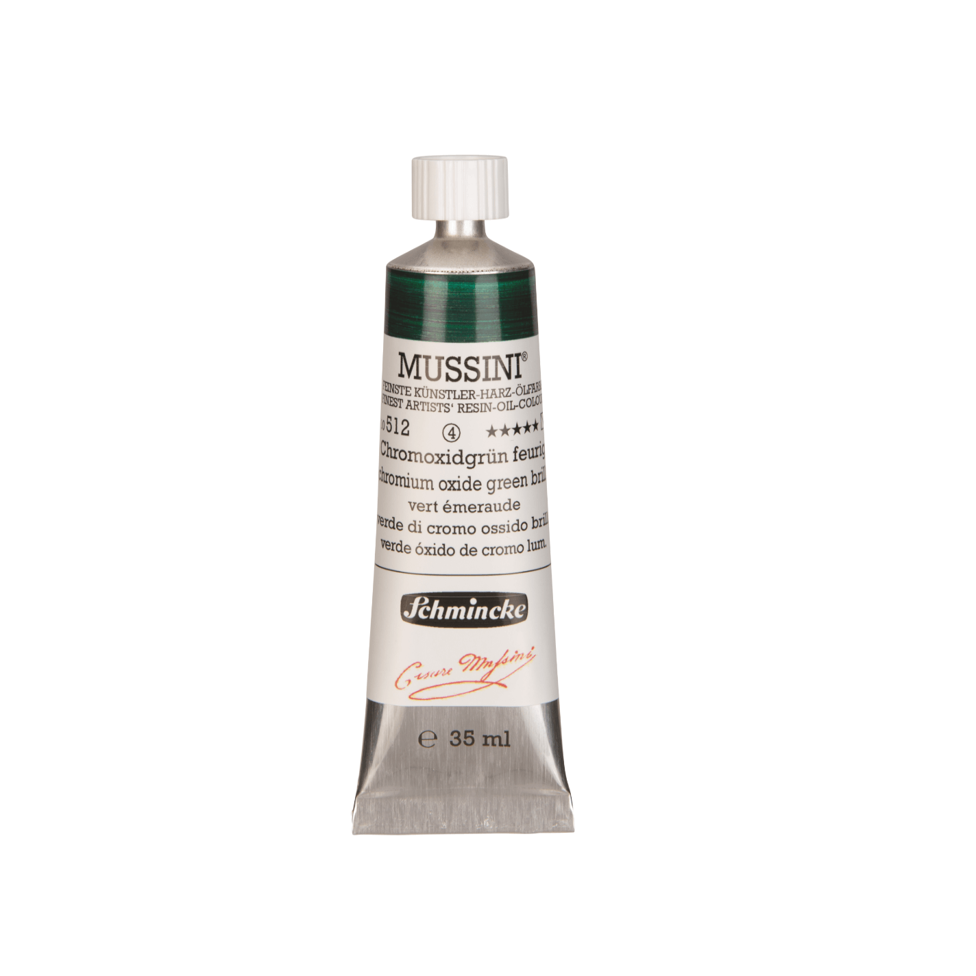 Schmincke Mussini 35ml Chromium Oxide Green Brilliant