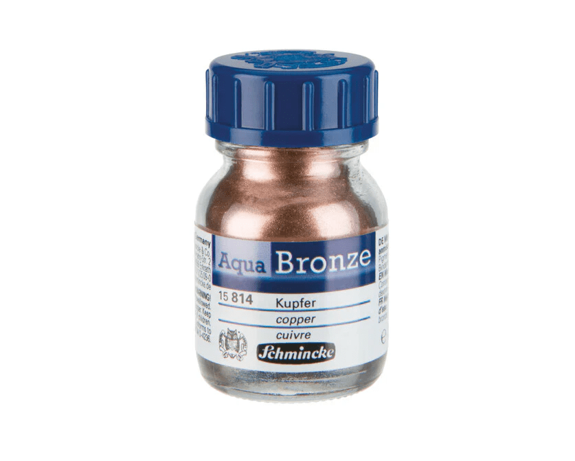 Schmincke pigment pulver Copper nr 814 Schmincke Metalpigmenter vandbaseret 20ml