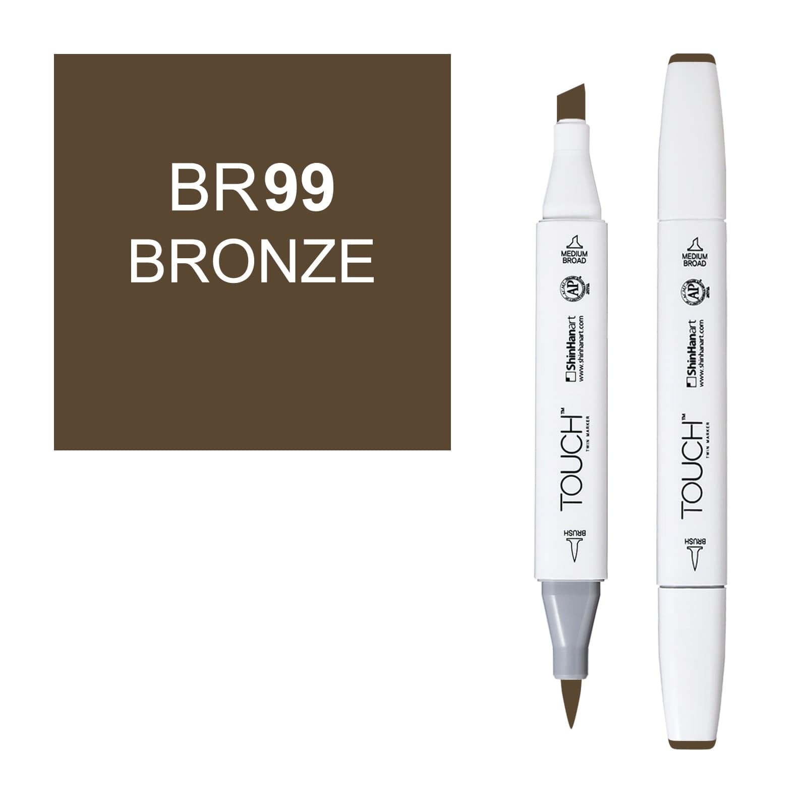 ShinHanart Touch Twin Brush Markers Bronze