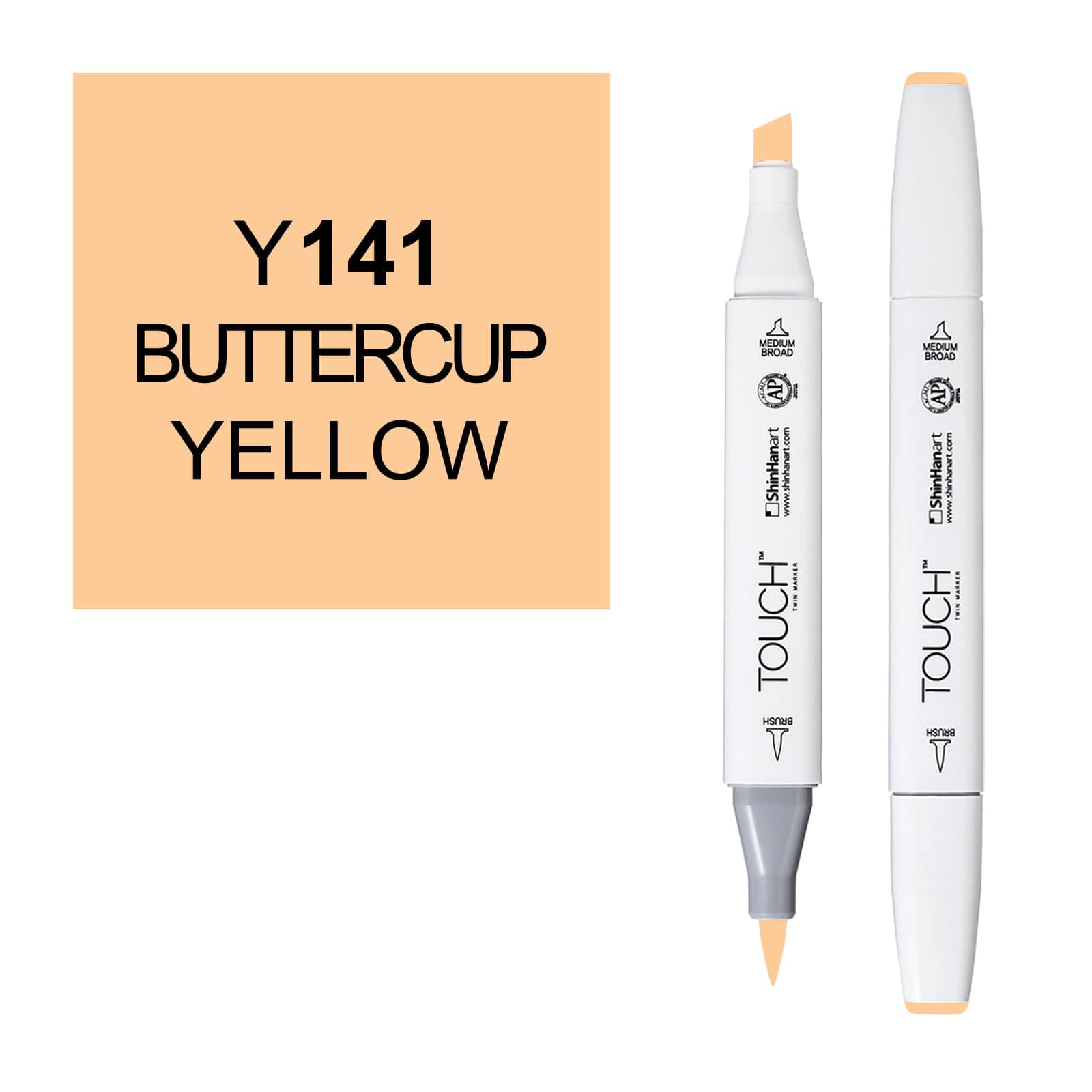 ShinHanart Touch Twin Brush Markers Buttercup yellow