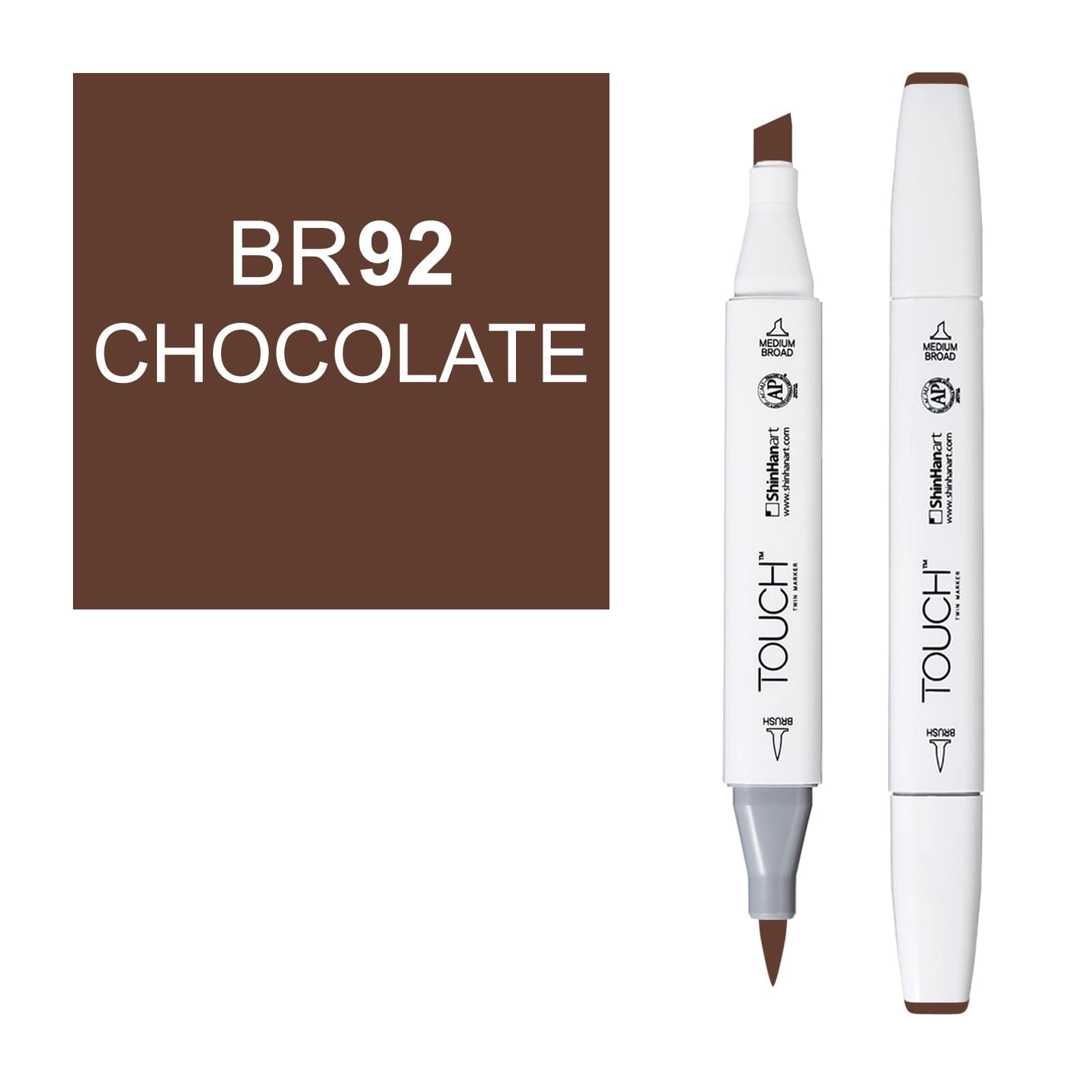 ShinHanart Touch Twin Brush Markers Chocolate