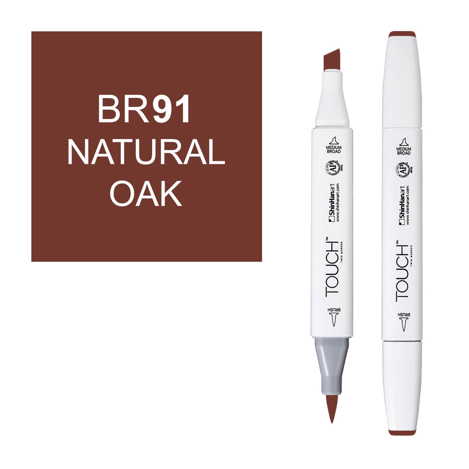 ShinHanart Touch Twin Brush Markers Natural oak