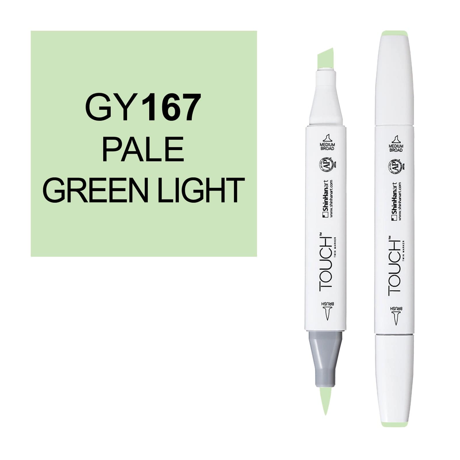 ShinHanart Touch Twin Brush Markers Pale green light