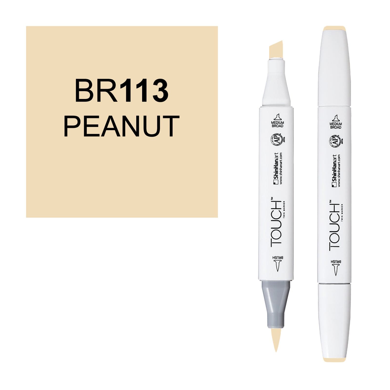 ShinHanart Touch Twin Brush Markers Peanut