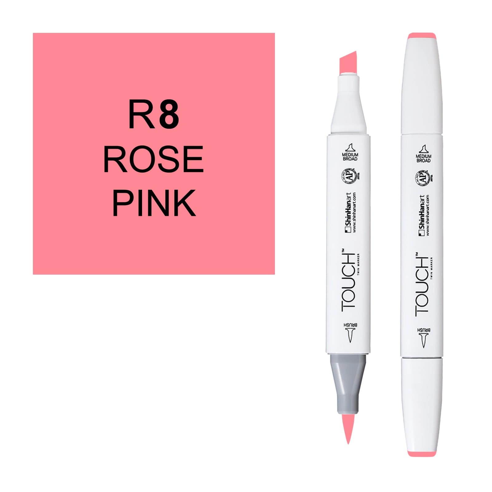 ShinHanart Touch Twin Brush Markers Rose pink