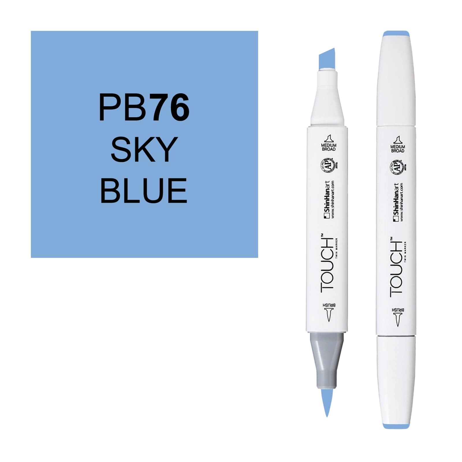 ShinHanart Touch Twin Brush Markers Sky blue