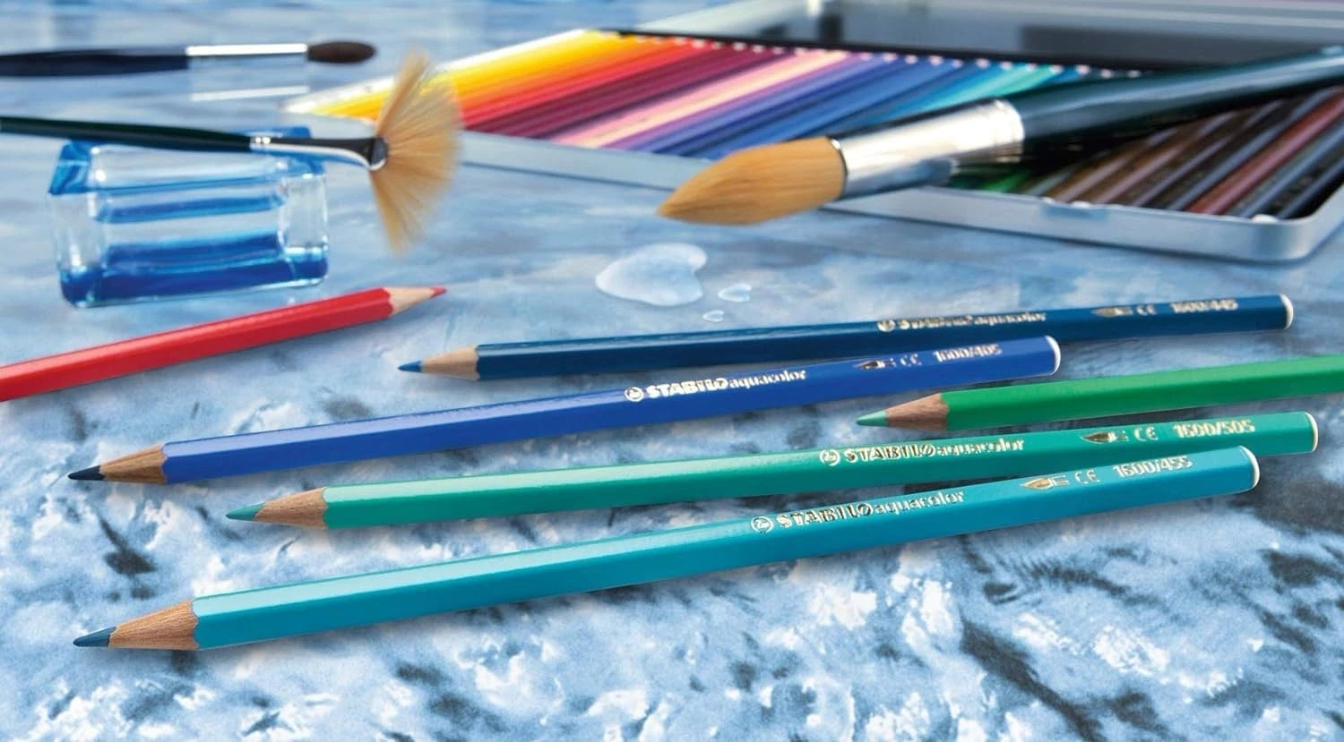 Stabilo Aquacolor akvarelblyant Arty sæt 12 stk