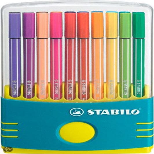 Staedtler Tegneartikler Stabilo colorparade sæt pen 68 med 20 stk