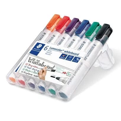 Staedtler Tuscher 6 stk 2.0 mm Staedtler Whiteboard Markers