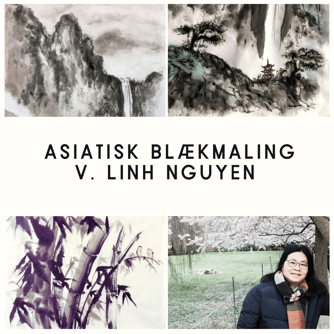 Stelling Kurser Asiatisk Blækmaling - Landskaber 11 Januar