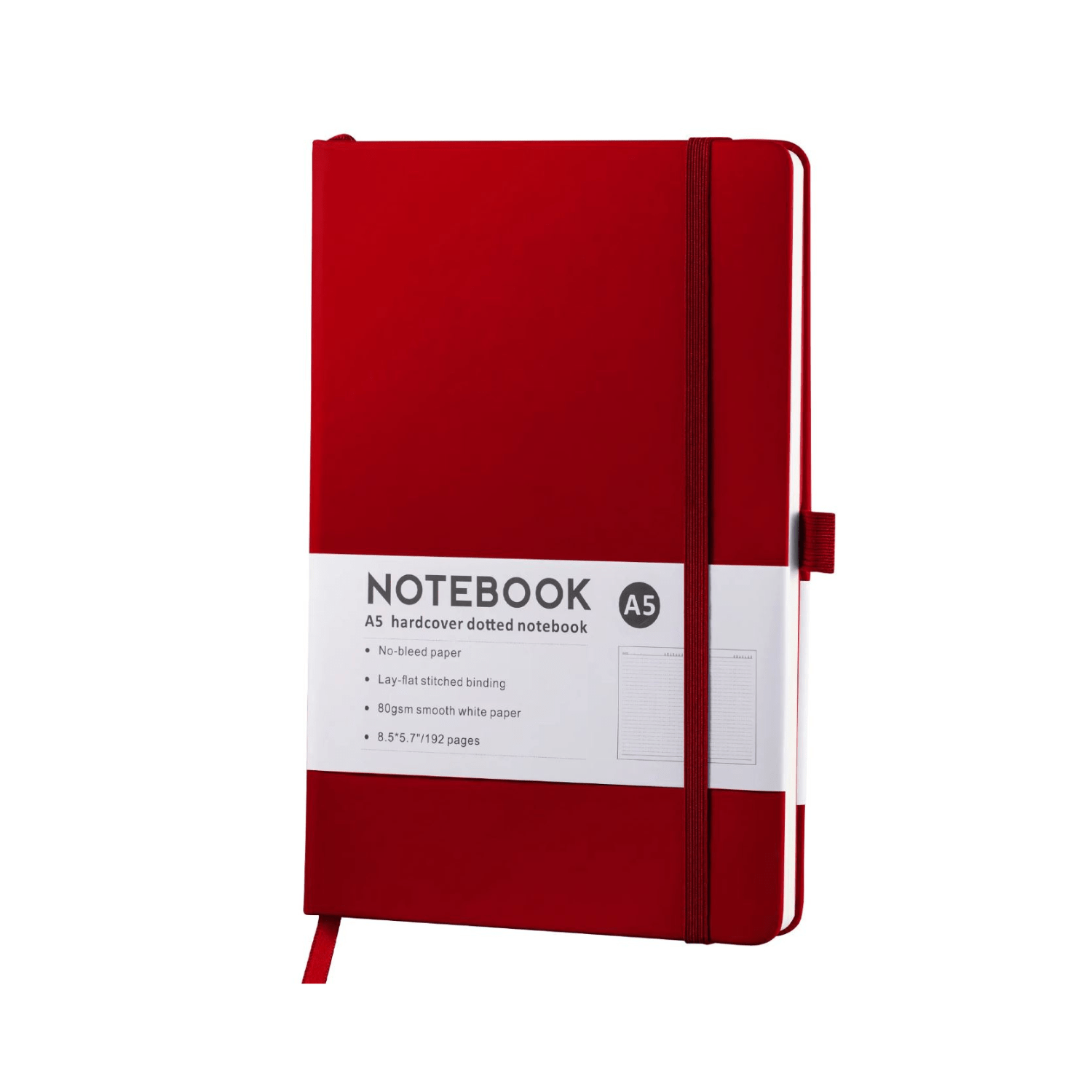 Stelling Notesbog Stelling Notebook - Red