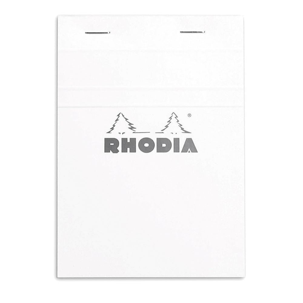 Stelling Rhodia WHITE head stapled pad N°13