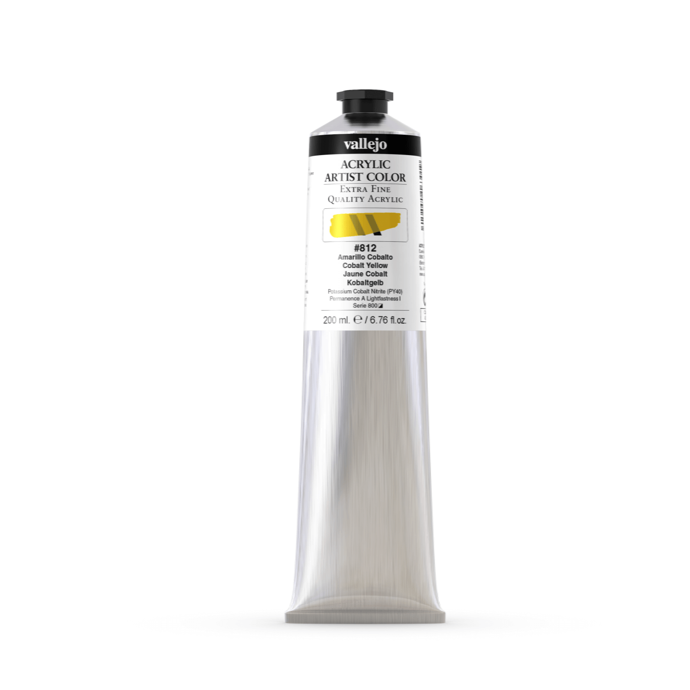 Vallejo Artist 200ml Cobalt Yellow