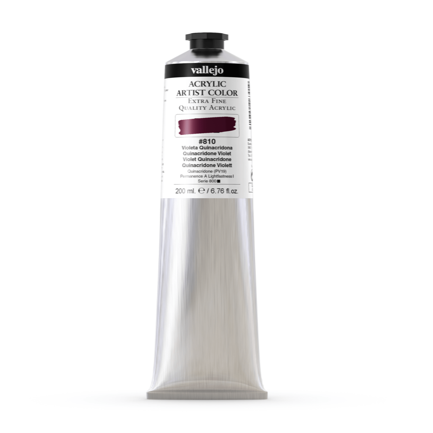 Vallejo Artist 200ml Quinacridone Violet