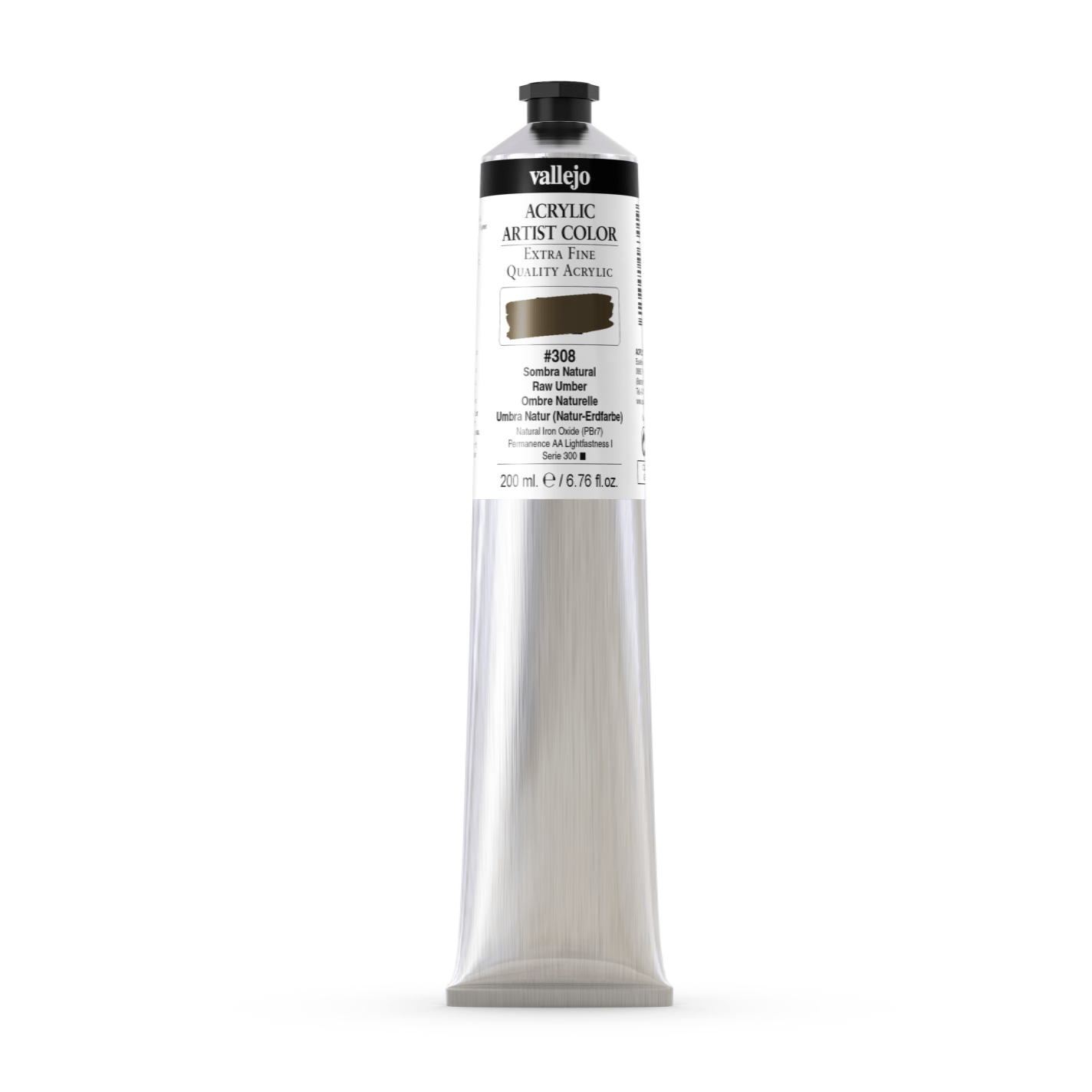 Vallejo Artist 200ml Raw Umber