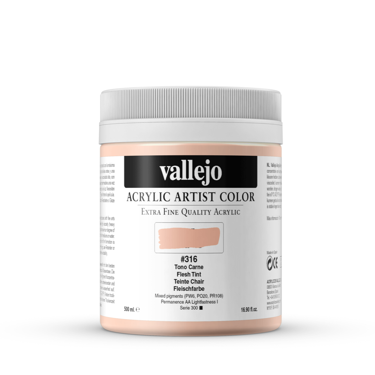 Vallejo Artist 500ml Flesh Tint