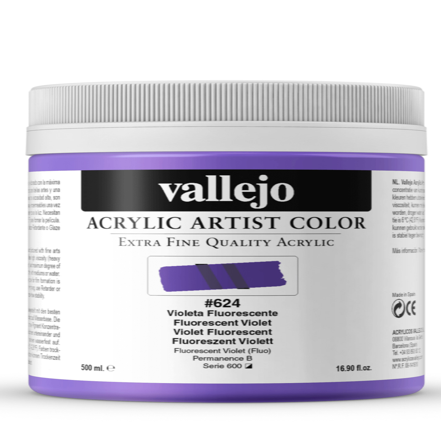 Vallejo Artist 500ml Fluorescent Violet